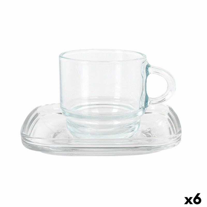 LAV|Conjunto de 6 Chávenas com Prato LAV Cozy 90 ml (6 Unidades) LAV|Conjunto de 6 Chávenas com Prato LAV Cozy 90 ml (6 Unidades)