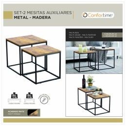 Confortime|Conjunto de 2 mesas Confortime (2 Unidades)