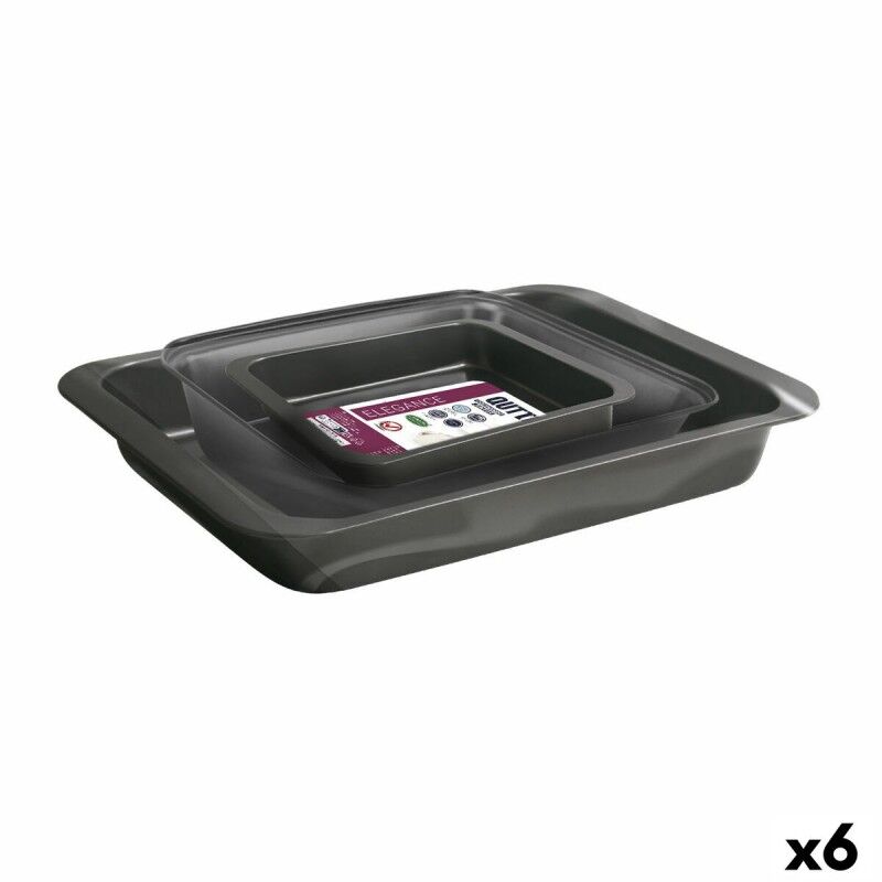 Quttin|Jogo de Bandejas Quttin 28,5 x 19,5 cm 34 x 24 cm 42 x 29 cm 3 Peças (6 Unidades)
