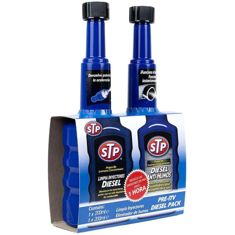 STP|Kit Pré-ITV para motores a diesel STP E300575763 Diesel Carro 200 ml x 2 2 Peças STP|Kit Pré-ITV para motores a diesel STP E300575763 Diesel Carro 200 ml x 2 2 Peças
