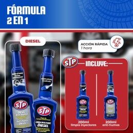 STP|Kit Pré-ITV para motores a diesel STP E300575763 Diesel Carro 200 ml x 2 2 Peças