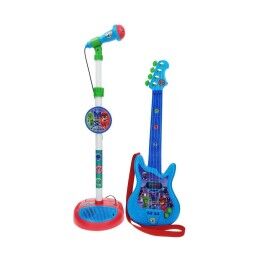 PJ Masks|Guitarra Infantil PJ Masks   Microfone Azul
