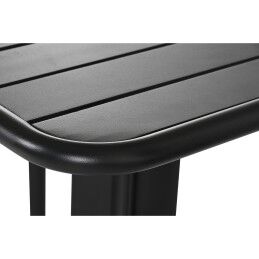 Home ESPRIT|Conjunto de mesa com 2 cadeiras Home ESPRIT Preto Metal Polipropileno 60 x 60 x 102 cm