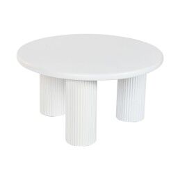 Gift Decor|Conjunto de 2 mesas Preto Dourado 50 x 50 x 50 cm