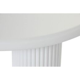 Home ESPRIT|Mesa de apoio Home ESPRIT Branco 75 x 75 x 40 cm