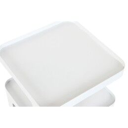 Home ESPRIT|Mesa de apoio Home ESPRIT Branco 40 x 40 x 54 cm