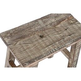 Home ESPRIT|Mesa de apoio Home ESPRIT Branco Castanho 45 x 25 x 51 cm