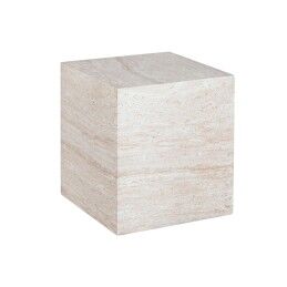 DKD Home Decor|Mesa de apoio DKD Home Decor Pele Ferro Lacado (40 x 40 x 56 cm)
