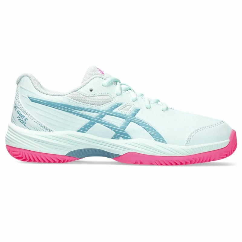 Sapatilhas de Pádel para Crianças Asics Gel-Game 9 Azul Claro