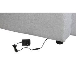 Home ESPRIT|Sofá-cama Home ESPRIT Cinzento claro Moderno 220 x 153 x 88 cm
