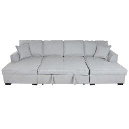 Home ESPRIT|Sofá-cama Home ESPRIT Cinzento Moderno 298 x 154 x 92 cm