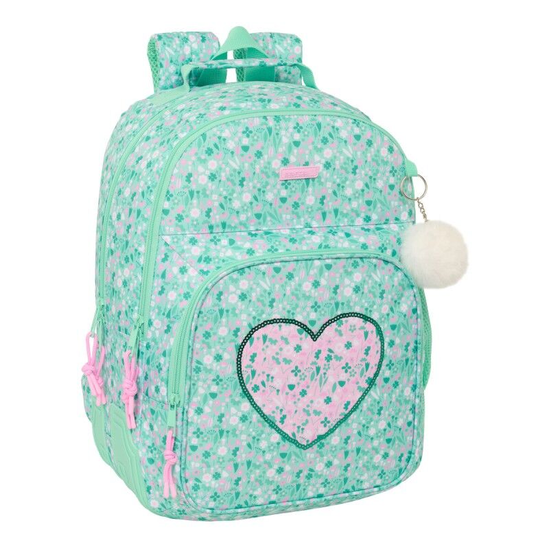 Safta|Mochila Escolar Safta Cuore Menta 32 x 42 x 15 cm Safta|Mochila Escolar Safta Cuore Menta 32 x 42 x 15 cm