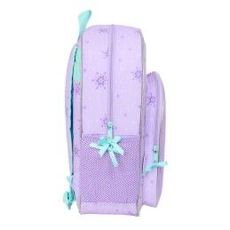 Frozen|Mochila Escolar Frozen Spirit Lilás 32 x 38 x 12 cm