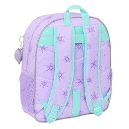 Frozen|Mochila Escolar Frozen Spirit Lilás 32 x 38 x 12 cm