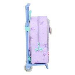 Frozen|Mochila Escolar com Rodas Frozen Spirit Lilás 22 x 27 x 10 cm