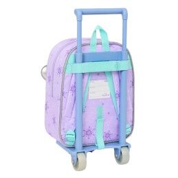 Frozen|Mochila Escolar com Rodas Frozen Spirit Lilás 22 x 27 x 10 cm