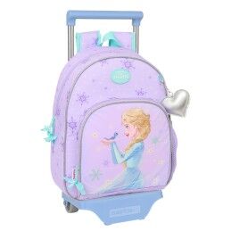 BlackFit8|Mochila Escolar com Rodas 905 BlackFit8 M313G Turquesa (32 x 42 x 15 cm)