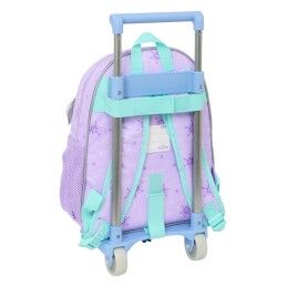Frozen|Mochila Escolar com Rodas Frozen Spirit Lilás 28 x 34 x 10 cm