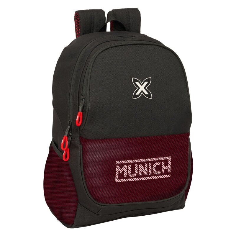 Munich|Mochila Escolar Munich Vulcan Preto 32 x 44 x 16 cm Munich|Mochila Escolar Munich Vulcan Preto 32 x 44 x 16 cm