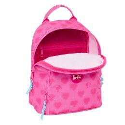 Barbie|Mochila Escolar Barbie Corazones Cor de Rosa 25 x 30 x 13 cm