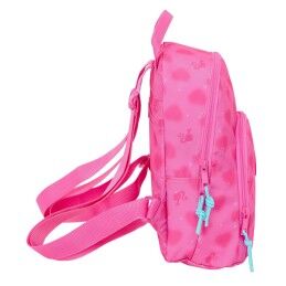 Barbie|Mochila Escolar Barbie Corazones Cor de Rosa 25 x 30 x 13 cm