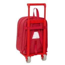 Sevilla Fútbol Club|Mochila Escolar com Rodas Sevilla Fútbol Club Vermelho 22 x 27 x 10 cm