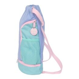 Munich|Saco Mochila com Cordas Munich Mellow Azul Cor de Rosa Celeste 35 x 40 x 1 cm