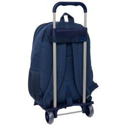 Munich|Mochila Escolar com Rodas Munich Blue indigo Azul 32 x 44 x 16 cm