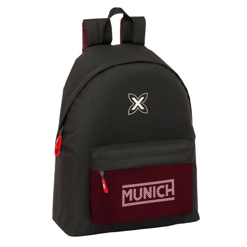 Munich|Mochila Escolar Munich Vulcan Preto 33 x 42 x 15 cm Munich|Mochila Escolar Munich Vulcan Preto 33 x 42 x 15 cm