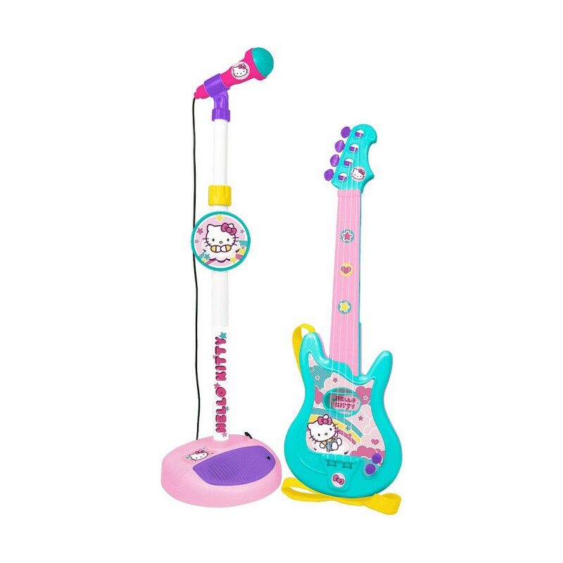 Hello Kitty|Guitarra Infantil Hello Kitty   Microfone