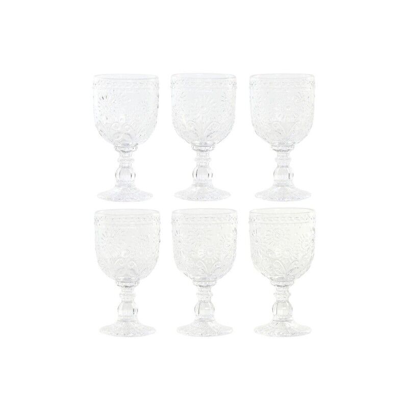 Home ESPRIT|Conjunto de Copos Home ESPRIT Transparente Cristal 270 ml (6 Unidades) Home ESPRIT|Conjunto de Copos Home ESPRIT Transparente Cristal 270 ml (6 Unidades)
