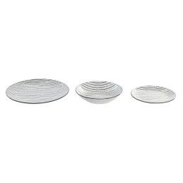 Home ESPRIT|Louça Home ESPRIT Azul Porcelana Riscas Mediterrâneo 18 Peças