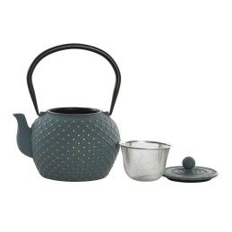 Home ESPRIT|Bule Home ESPRIT Azul Verde Aço inoxidável Ferro 1 L (2 Unidades)