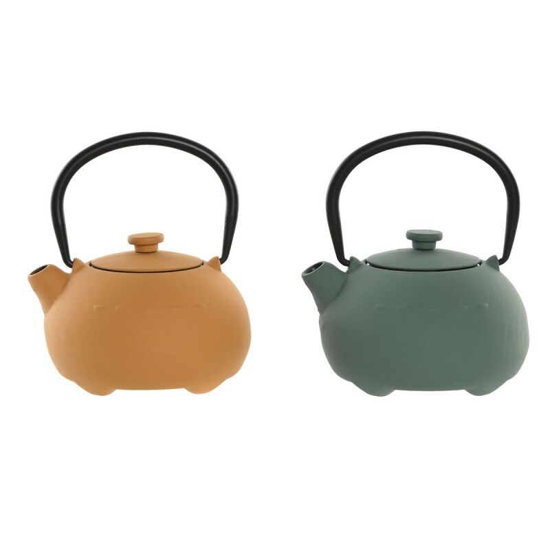 Home ESPRIT|Bule Home ESPRIT Amarelo Verde Aço inoxidável Ferro 350 ml (2 Unidades) Home ESPRIT|Bule Home ESPRIT Amarelo Verde Aço inoxidável Ferro 350 ml (2 Unidades)