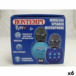 Bontempi|Microfone para Karaoke Bontempi 6 Unidades