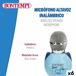Bontempi|Microfone para Karaoke Bontempi 6 Unidades