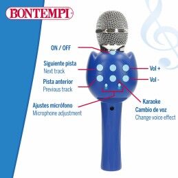 Bontempi|Microfone para Karaoke Bontempi 6 Unidades