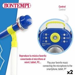 Bontempi|Altifalante com microfone para karaoke Bontempi 2 Unidades
