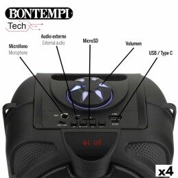 Bontempi|Altifalante com microfone para karaoke Bontempi 4 Unidades