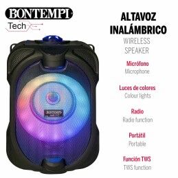 Bontempi|Altifalante com microfone para karaoke Bontempi 4 Unidades