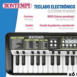 Bontempi|Teclado 37 Teclas Bontempi 42 x 4 x 15 cm (6 Unidades)
