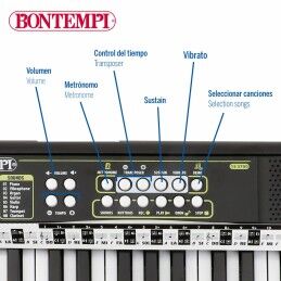 Bontempi|Teclado 37 Teclas Bontempi 42 x 4 x 15 cm (6 Unidades)
