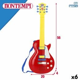 Bontempi|Guitarra Infantil Bontempi 20 x 56 x 4 cm (6 Unidades)