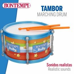 Bontempi|Tambor Bontempi 24 x 13 x 24 cm (6 Unidades)