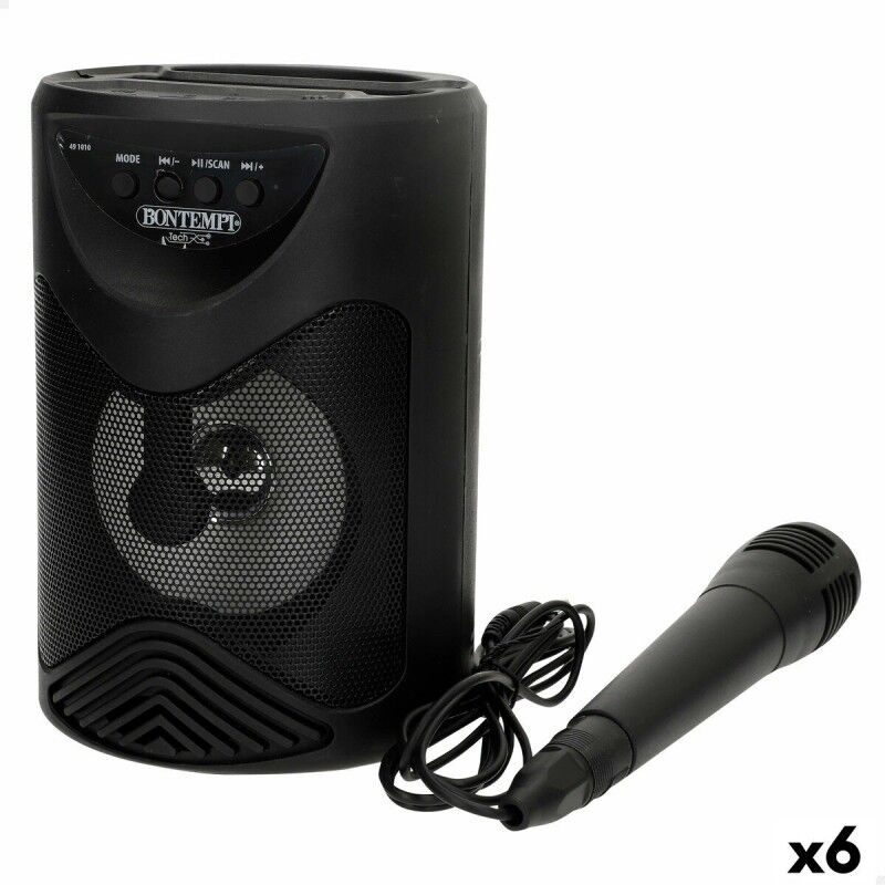 Bontempi|Altifalante com microfone para karaoke Bontempi 6 Unidades