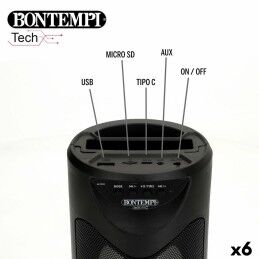 Bontempi|Altifalante com microfone para karaoke Bontempi 6 Unidades