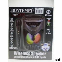 Bontempi|Altifalante com microfone para karaoke Bontempi 6 Unidades