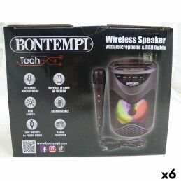 Bontempi|Altifalante com microfone para karaoke Bontempi 6 Unidades