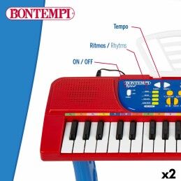 Bontempi|Teclado 37 Teclas Bontempi 43 x 56 x 23 cm (2 Unidades)