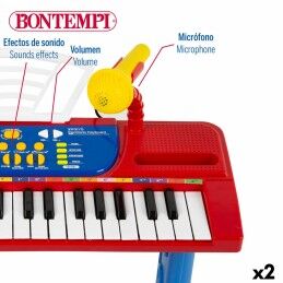 Bontempi|Teclado 37 Teclas Bontempi 43 x 56 x 23 cm (2 Unidades)